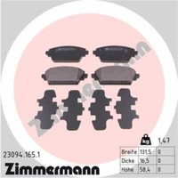 Zimmermann BremsbeläGe Vorne FüR Nissan Almera Tino Primera Kombi