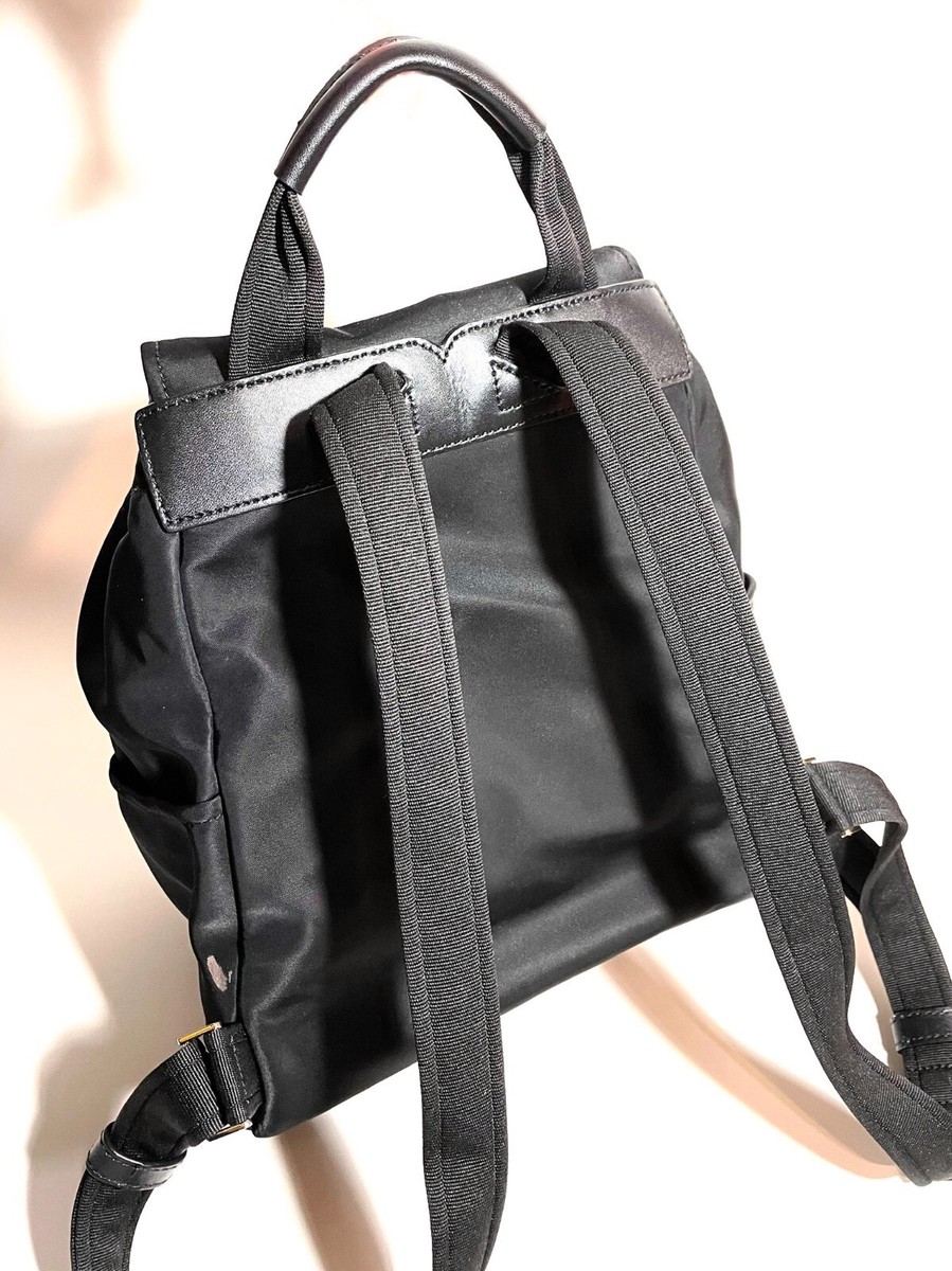 Kate Spade Carley Flap Drawstring Nylon Backpack w/ Pockets  display picture 3