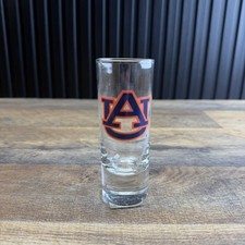 NCAA Auburn University Tigers 2.5 oz Logo Clear Cordial Shooter Shot Glass