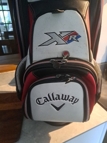 CALLAWAY XR TOLLE BIG BERTHA STAFF / TOUR GOLFBAG MIT SCHULTERGURT & KAPUZE - Bild 14 von 16
