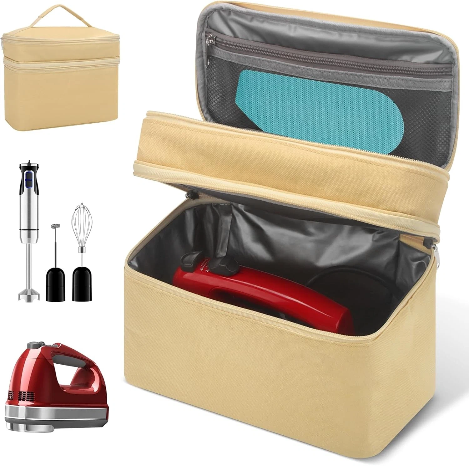 Kitchenaid Hand Mixer Storage Case Yellow