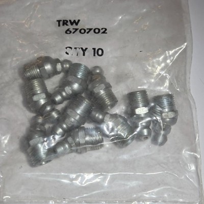 TRW Service Line 1/8'' NPT 45° Grease Fitting(s) - Pack of 10