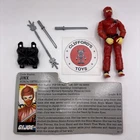 Vintage G.I. Joe Jinx (V1) 1987 Action Figure 100% Complete Hasbro ARAH