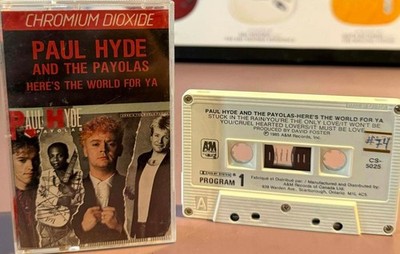 Paul Hyde and the Payolas - Here's the World for Ya Cassette Tape VG+ C3