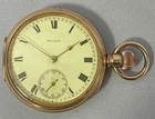 ANTIQUE WALTHAM ROLLED GOLD POCKET WATCH 1908 WORKING - VINTAGE WATCH