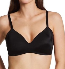 Warner's No Side Effects Comfort Wireless Lift Lightly Lined Bra Black 36D NWT