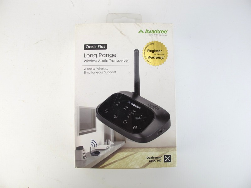 Avantree Oasis Plus Long Range Wireless Audio Bluetooth Transmitter Receiver