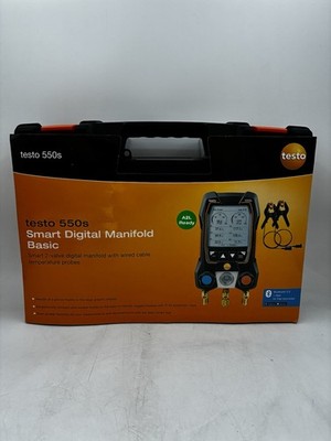 Testo 550s Smart Digital Manifold Basic - New In Box
