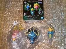 One Piece EX Devil-Harborers Head Magnet Set of 3 Kaido Momo Marco Used