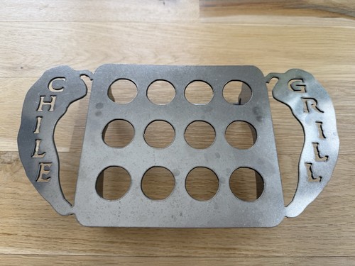 Chile Grill - For Stuffed Jalapeno Poppers BBQ Rack Carbon Steel/Heavy Duty Used