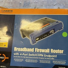 Linksys 10/100 Wired Cable DSL Router With 4 Port Switch Model No.: BEFSR41
