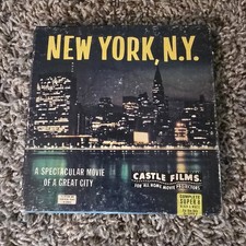 Rare New York, NY 8MM Castle Films Movie Super 8 Black White Film Reel Vintage