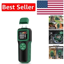 Accurate Pin & Pinless Moisture Detector for Wood & Concrete Applications