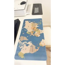 Vintage World Map Large Gaming Mouse Pad 23.6...