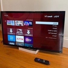 TCL 32S325 32" 720p HD Roku Smart LED TV Remote Included - EXCELLENT CONDITION
