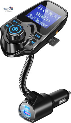 2026 KM18 Upgraded 48W Bluetooth 5.4 Car FM Transmitter, Fast Charging PD30W+QC3