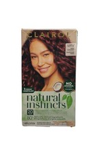 Clairol Natural Instincts Hair Color 4RV Rich Plum Dark Burgundy 28 Shampoos