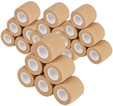 24 Packs Self Adherent Cohesive Wrap Bandages 2 Wide, 5 Yards, First Aid Tape...