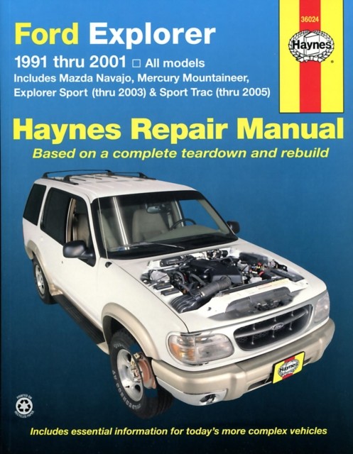 Ford Explorer  Mazda Navajo covering Ford Explorer  by Haynes Publishi PAPERBACK