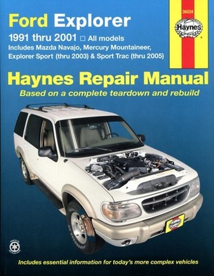 Ford Explorer  Mazda Navajo covering Ford Explorer  by Haynes Publishi PAPERBACK