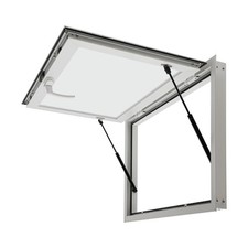 Concession Window Food Truck 50 x 30 Serving Window Drag Hook 80 Degrees White