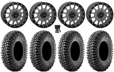 System 3 SB-5 15"Wheels Gy 35"Cliffhanger Sticky Tires Polaris RZR Turbo S /RS1
