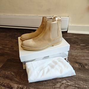 Common Projects Chelsea Boots Suede Mens 41 US 8 Distressed Patina Pull On Italy Common Projects | Shoes | Common Projects Suede Chelsea  main image 2