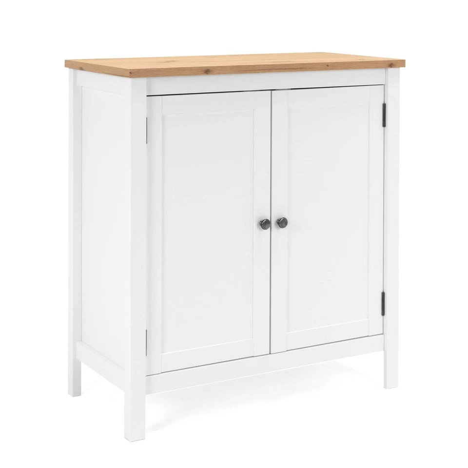 Kommode Weiß Holz Sideboard Anrichte Beistellschrank Landhaus Massiv Homestyle4u