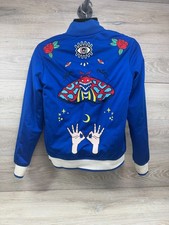 Giacca Bomber Adidas Embellished Arts x Alessandro Milito Ricamata 2017 Tg S