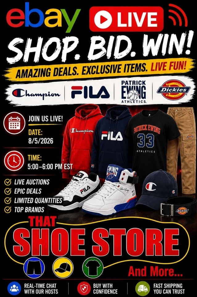 Men's Curated Back to School and Fashion Buys in Tees, Shorts, & Footwear