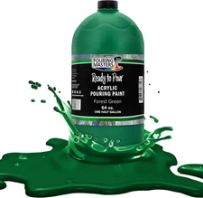 Pouring Masters Forest Green Ready to Pour Acrylic Pouring Paint - Premium 64-Ou