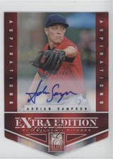 2012 Elite Extra Edition Aspirations Die-Cut Signatures Adrian Sampson Auto 0p8