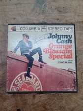 JOHNNY CASH Orange Blossom Special REEL TO REEL Tape Columbia 4TRACK 3 3/4 IPS