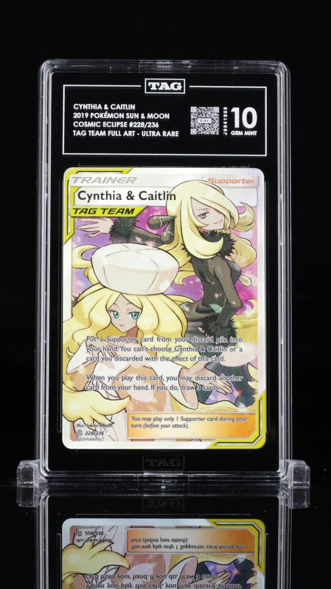 Cynthia & Caitlin (Full Art) 228/236 Sm-Cosmic Eclipse Holo