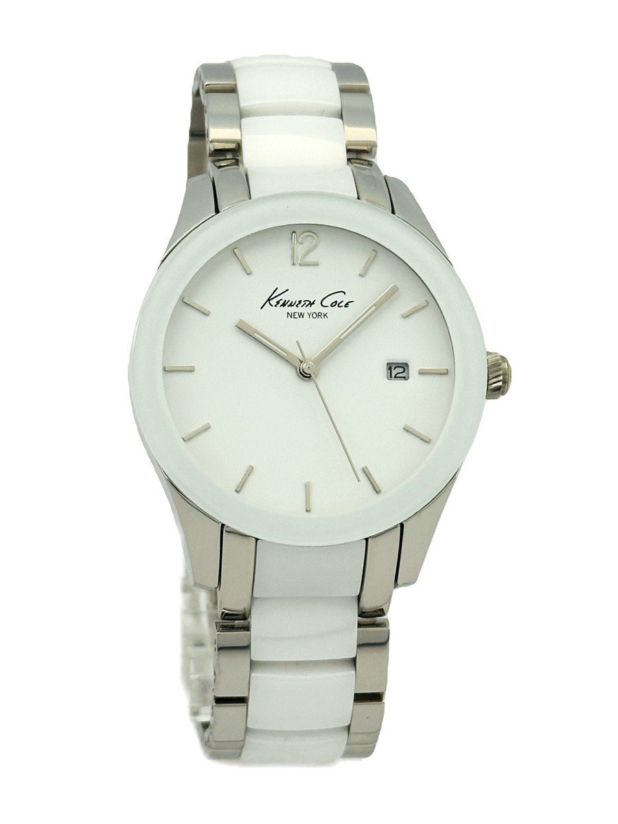 Kenneth Cole KC4761 Ladies Bicolour White Ceramic+StainlessSteel