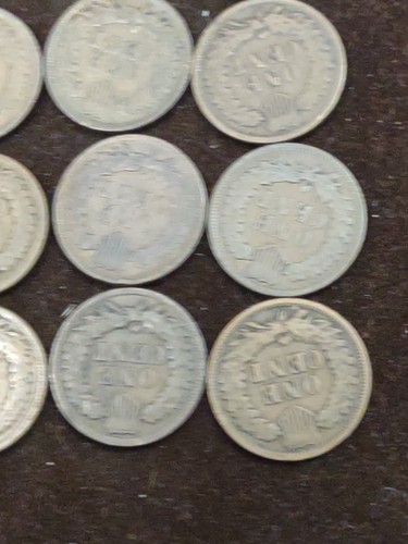 LOT of 16 INDIAN HEAD PENNIES 1800s -1900s Average Grades Unsearched Estate Liq - Picture 9 of 10