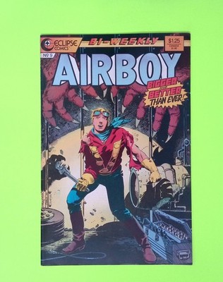 Airboy #9 Vol. 1 1986 Eclipse Comics Higher Grade Comic Book X263-13