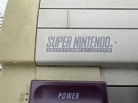 VINTAGE Nintendo Super NES Control Deck Console SNS-001 Gray SNES System Japan