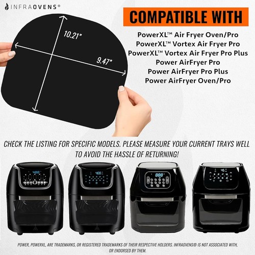Fodere riutilizzabili per friggitrice ad aria per disidratatori compatibili con Chefman 6.3... - Foto 5 di 5