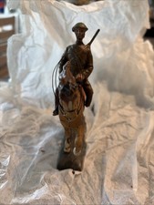 Vintage LINEOL soldier on horse