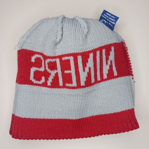 San Francisco 49ers Wintermütze Mütze Beanie Strickbündchen Bommel rot grau NFL OSFA - Bild 10 von 10