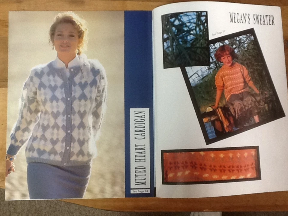 Machine Keyplate News # 14 Bond / USM / Ultimate Sweater knitting Pattern Book - Image 4 of 4