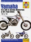 Yamaha Yz & Wr 4-stroke Motocross Bikes (98 - 08) Haynes Manual (Paperback) by,
