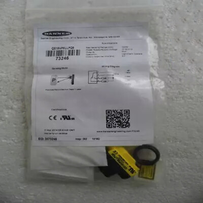 One Banner QS18VP6LLPQ8 Photoelectric Sensor New Expedited Shipping