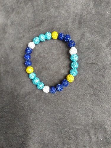 Philadelphia Phillies Beaded Necklace & Bracelet Set City Connect Colors Sparkly - Picture 7 of 8
