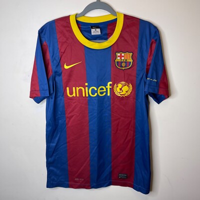 FC BARCELONA 2010-11 HOME SOCCER FOOTBALL JERSEY NIKE 382357-486