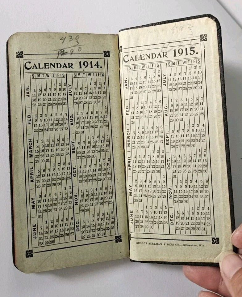 Vintage 1914/1915 Fred Freeman And Co Live Stock Commission Merchants Notebook eBay