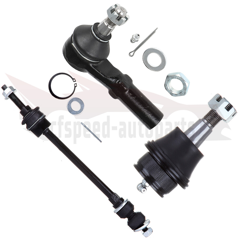 3pcs Front Lower Ball Joints & Tie Rods for 02-05 Dodge Ram 1500
