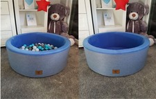 Bällebad Ballpool Kugelbad Kinder Bällchenpool 200 Bällen blau 2018