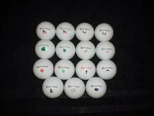 15 Taylormade TP5X / TP5 My Symbol  Golf Balls